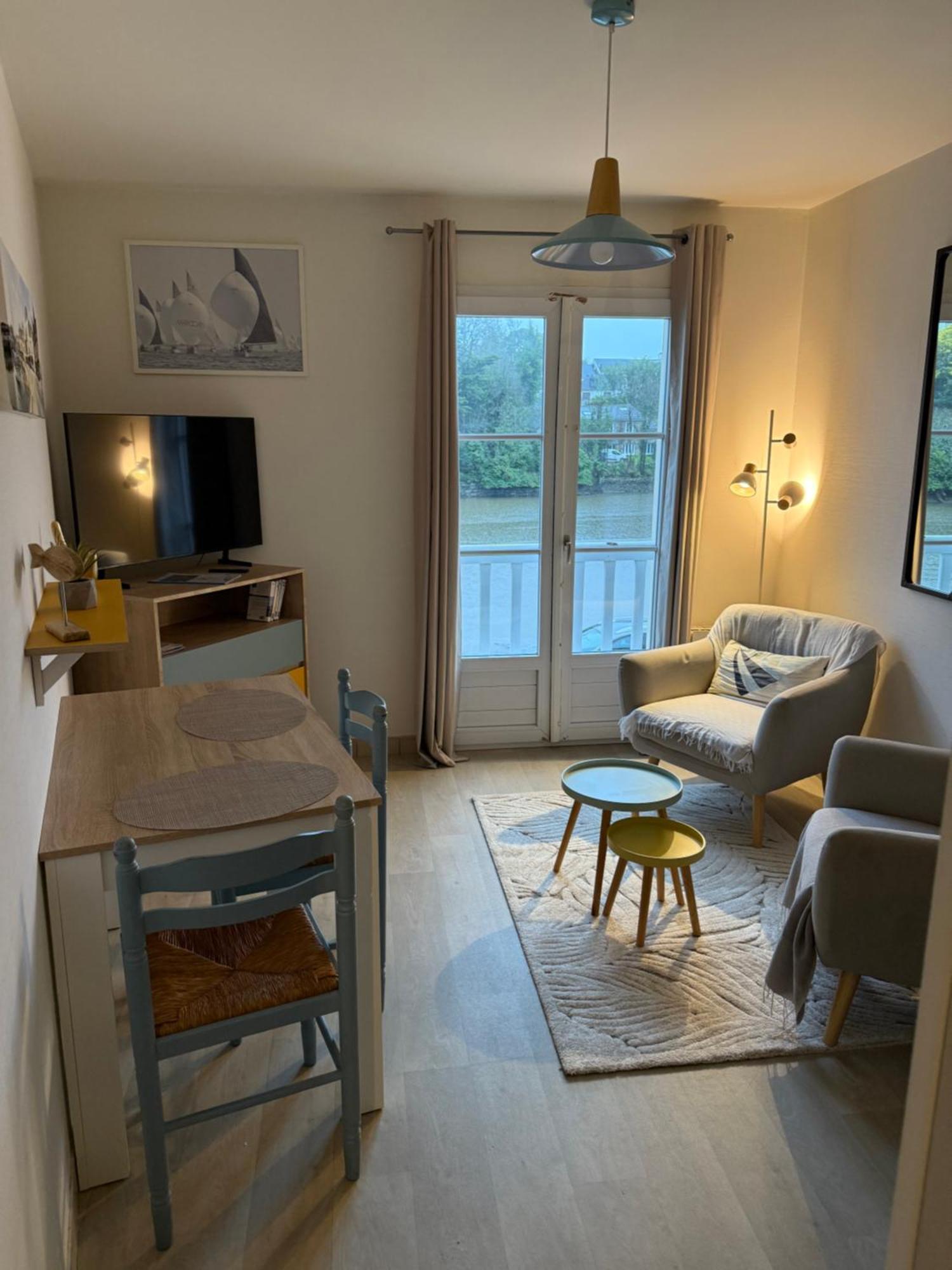 Appartement T2 Vue Sur La Riviere Avec Garage Privatif - Port De Saint-Goustan Auray Extérieur photo