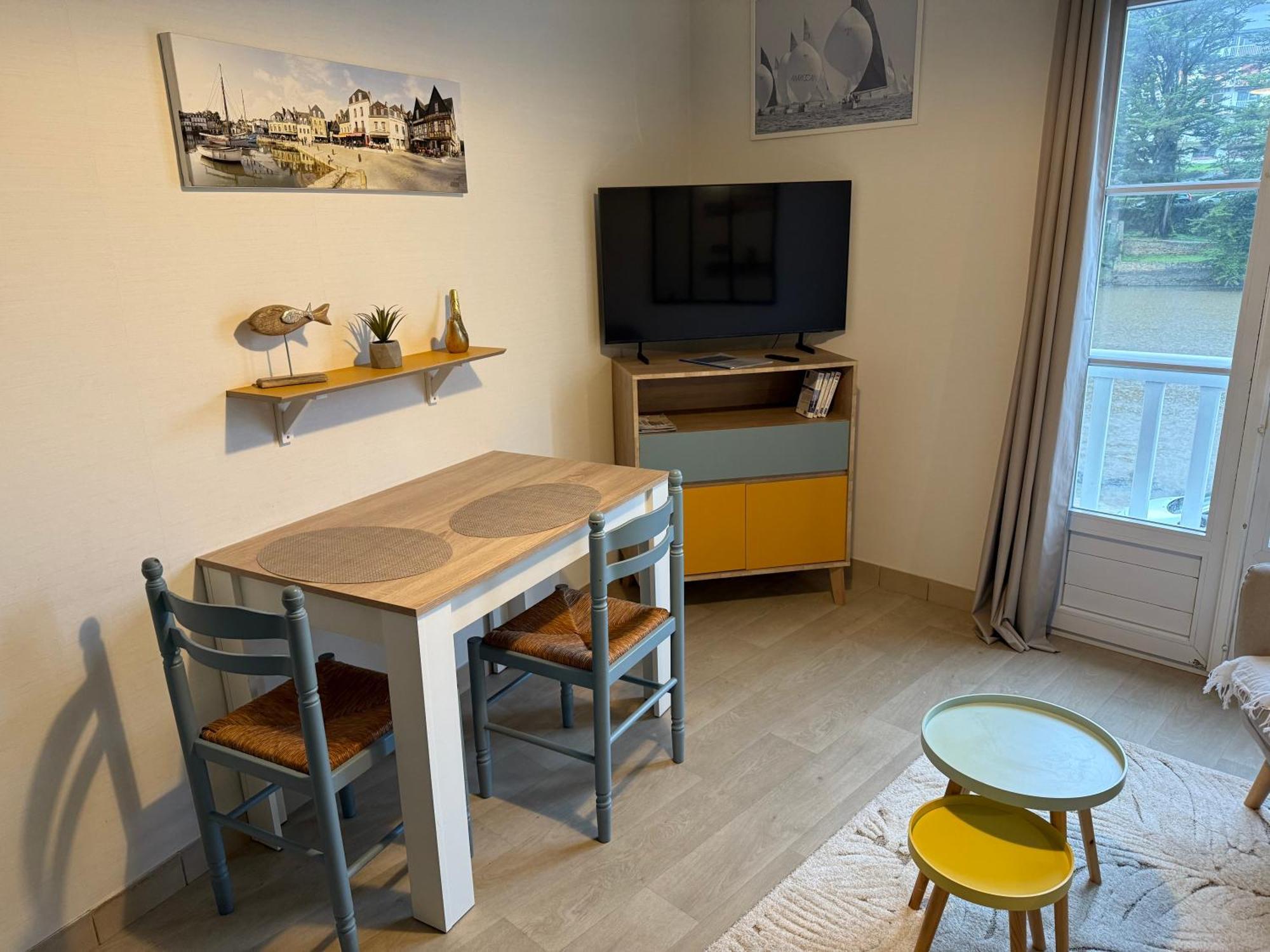 Appartement T2 Vue Sur La Riviere Avec Garage Privatif - Port De Saint-Goustan Auray Extérieur photo