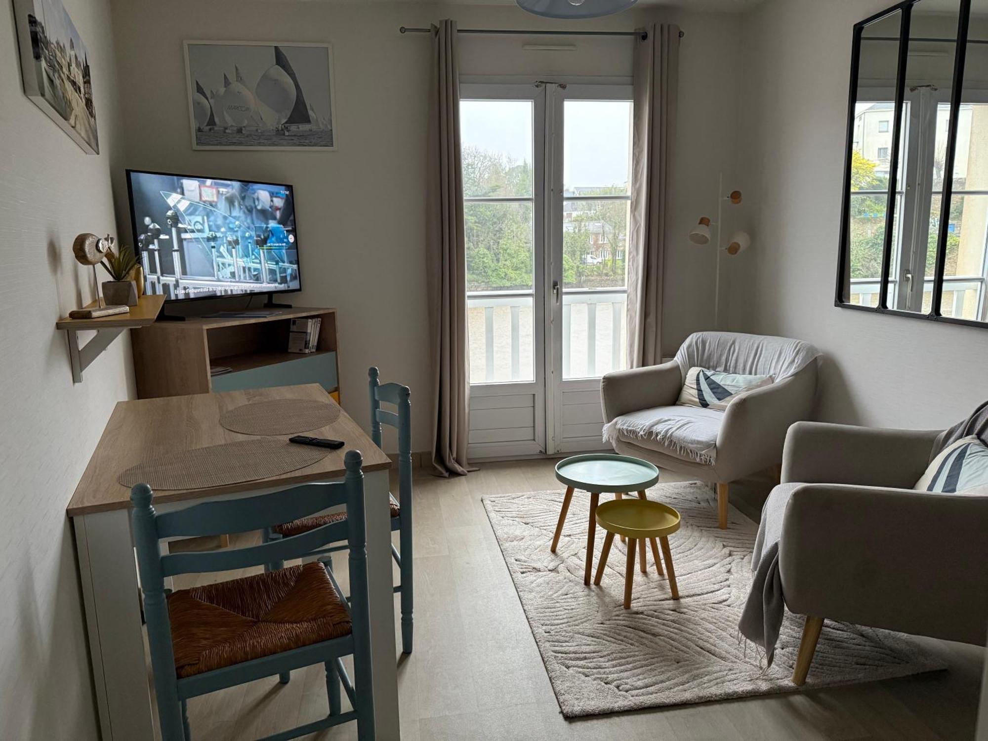 Appartement T2 Vue Sur La Riviere Avec Garage Privatif - Port De Saint-Goustan Auray Extérieur photo